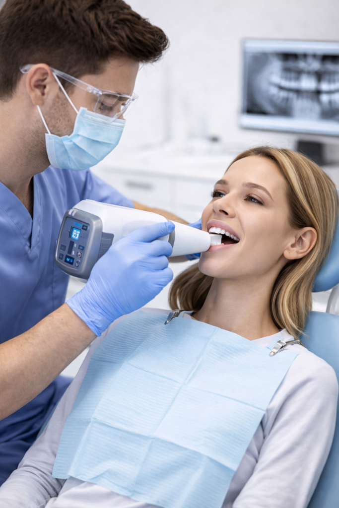 Escáner intraoral para ortodoncia invisible con alineadores en Bormujos - Clínica Silos