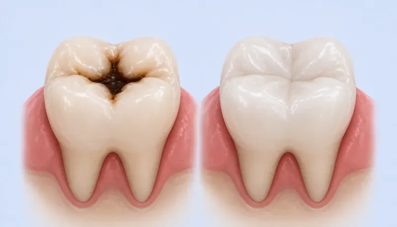 Empaste dental tras una endodoncia en Bormujos
