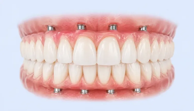 Prótesis fija sobre implantes en Bormujos